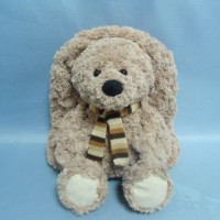 New custom plush soft animal toy shape brown plush teddy bear bag kid school backpack