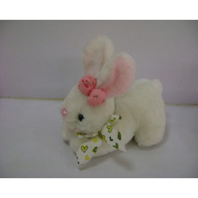 Plush Bunny Toy, Mini Keychain, Stuffed Hare