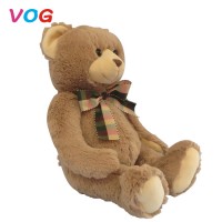 High Quality Soft Cute Stuffed Animal plush toy Teddy Bear With riband