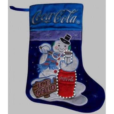 fiber optic christmas stocking with led